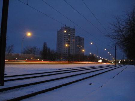 Morgens an der Landsberger Allee