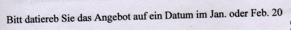 Sieh mal einer an... Quelle: Mail-Ausdruck